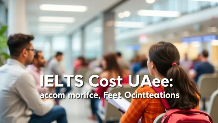 IELTS Cost UAE: Complete Fee Structure - Professional Swiss-style featured image | Truescho.com
