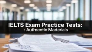 IELTS Exam Practice Tests: Authentic Materials - Professional Swiss-style featured image | Truescho.com