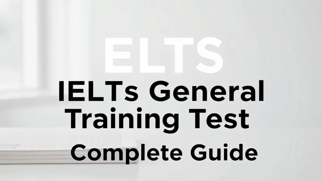 IELTS General Training Test: Complete Guide - Professional Swiss-style featured image | Truescho.com