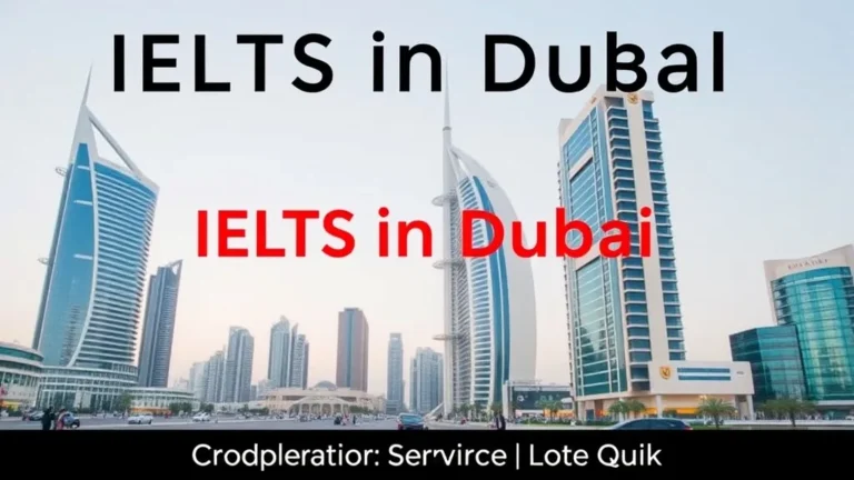 IELTS in Dubai: Complete Test Center Guide - Professional Swiss-style featured image | Truescho.com