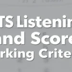 IELTS Listening Band Score: Marking Criteria - Professional Swiss-style featured image | Truescho.com