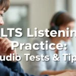 IELTS Listening Practice: Audio Tests & Tips - Professional Swiss-style featured image | Truescho.com