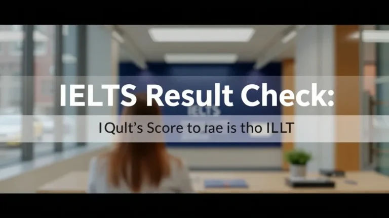 IELTS Result Check: Quick Score Verification - Professional Swiss-style featured image | Truescho.com