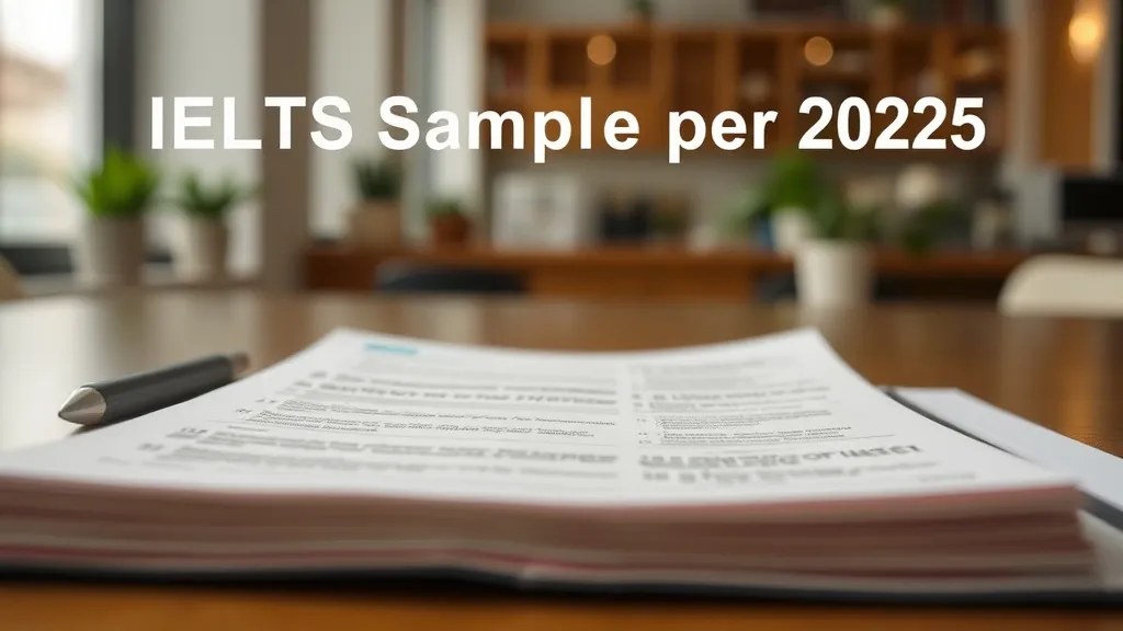 IELTS Sample Paper 2025: Practice Tests - Professional Swiss-style featured image | Truescho.com
