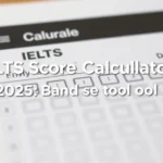 IELTS Score Calculator 2025: Band Score Tool - Professional Swiss-style featured image | Truescho.com