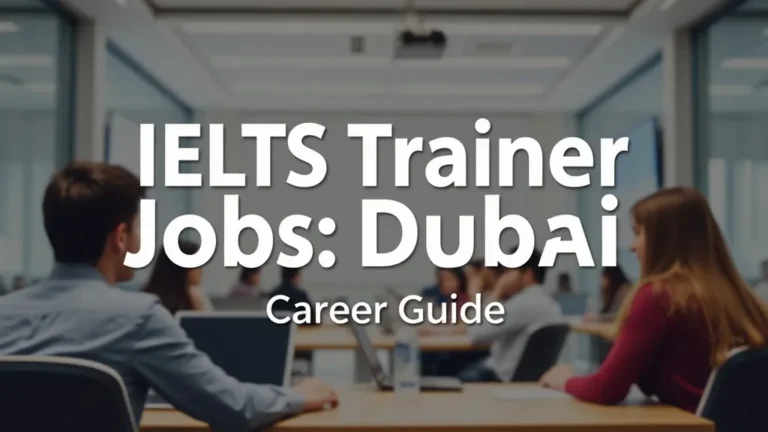 IELTS Trainer Jobs Dubai: Career Guide - Professional Swiss-style featured image | Truescho.com