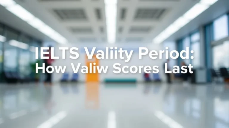 IELTS Validity Period: How Long Scores Last - Professional Swiss-style featured image | Truescho.com