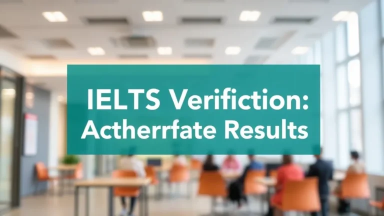 IELTS Verification: Authenticate Results - Professional Swiss-style featured image | Truescho.com