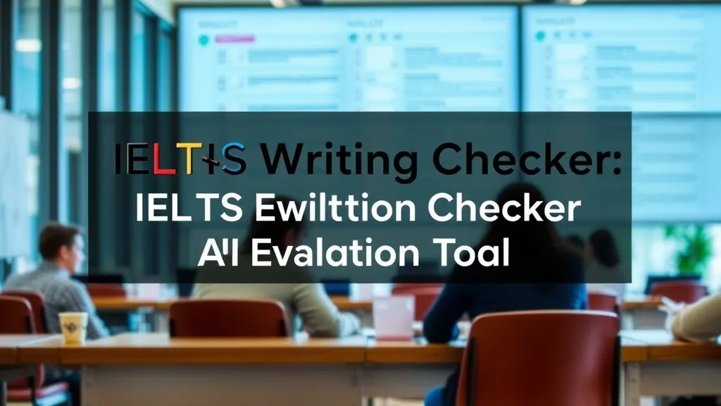 IELTS Writing Checker: AI Evaluation Tool - Professional Swiss-style featured image | Truescho.com