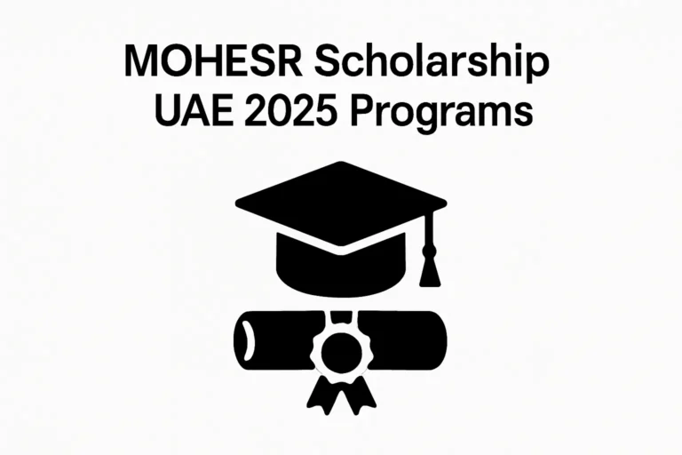 MOHESR Scholarship UAE 2025 Programs - Professional Swiss-style featured image | Truescho.com