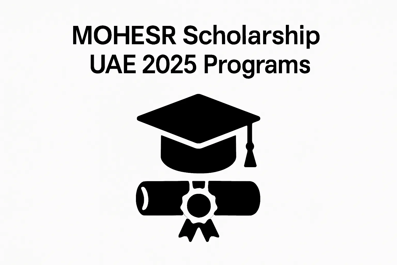 MOHESR Scholarship UAE 2025 Programs - Professional Swiss-style featured image | Truescho.com