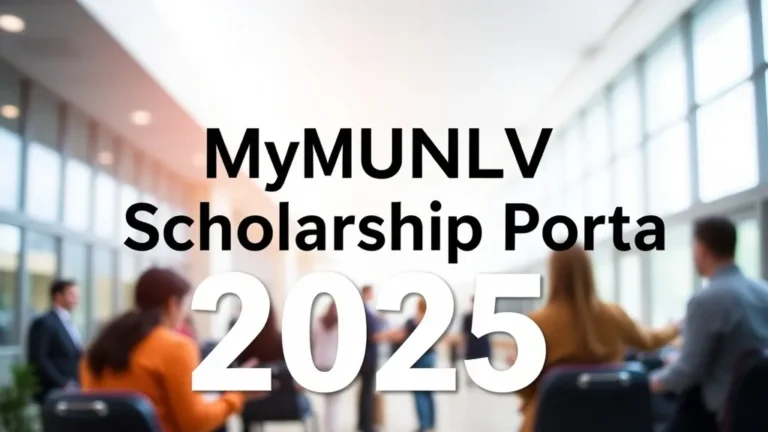 MyUNLV Scholarship Portal 2025 - Professional Swiss-style featured image | Truescho.com