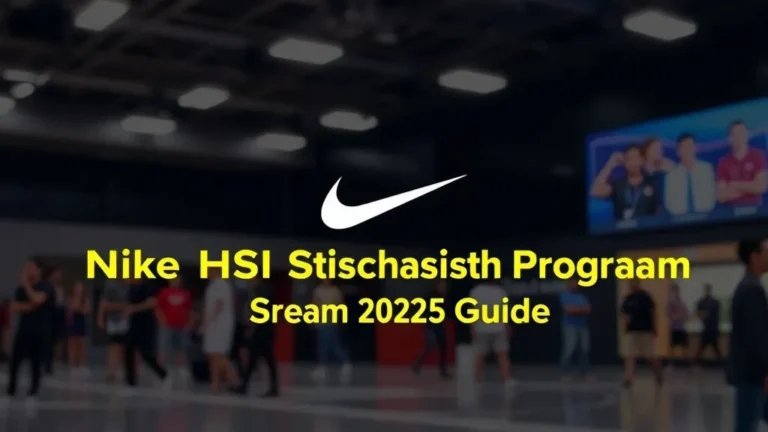 Nike HSI Scholarship Program 2025 Guide - Professional Swiss-style featured image | Truescho.com