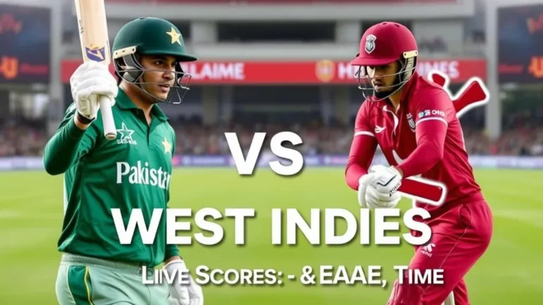 Pakistan vs West Indies 2025: Live Scores UAE Time - Professional Swiss-style featured image | Truescho.com