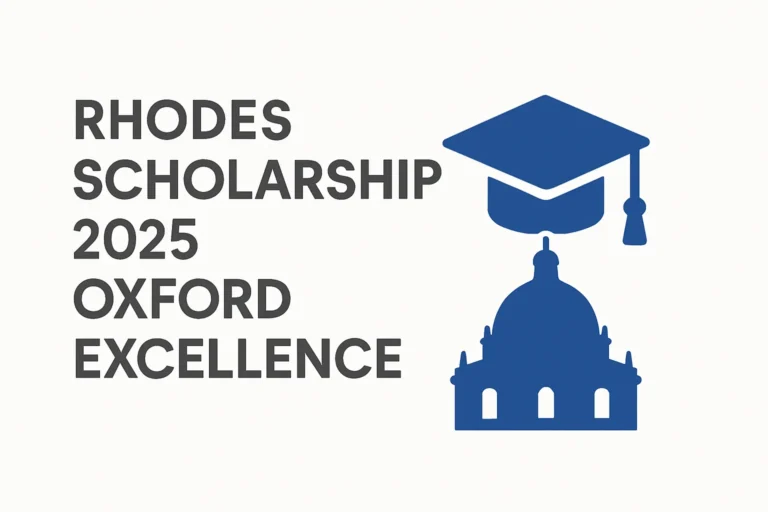 Rhodes Scholarship 2025: Oxford Excellence - Professional Swiss-style featured image | Truescho.com