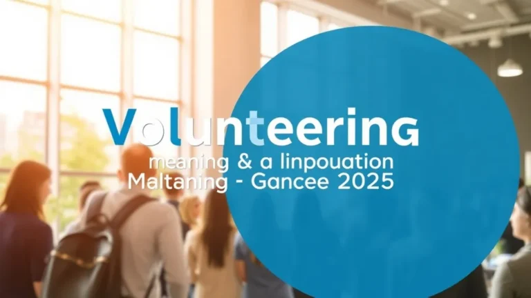 Volunteering Meaning & Impact Guide 2025 - Professional Swiss-style featured image | Truescho.com