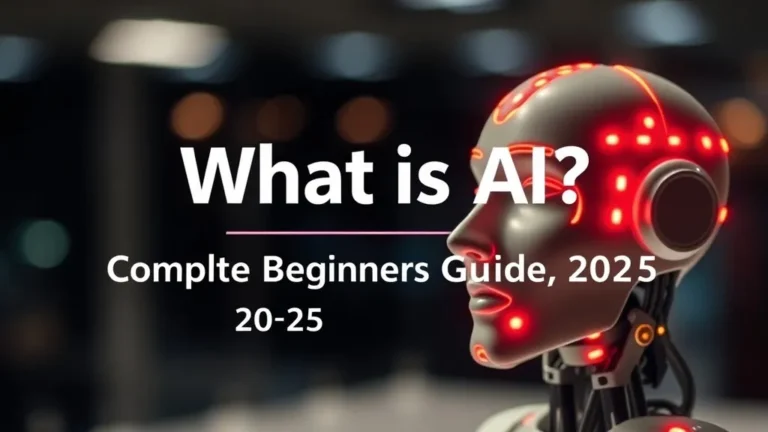 What Is AI? Complete Beginner's Guide 2025 - Professional Swiss-style featured image | Truescho.com