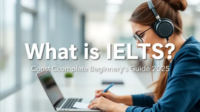 What is IELTS? Complete Beginner's Guide 2025 - Professional Swiss-style featured image | Truescho.com
