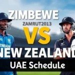 Zimbabwe vs New Zealand 2025: UAE Cricket Schedule - Professional Swiss-style featured image | Truescho.com
