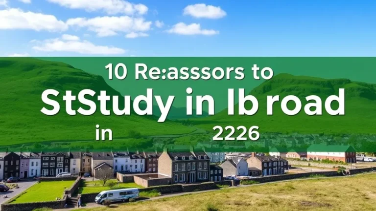 10 Reasons to Study Abroad in Ireland 2026 - Professional Swiss-style featured image | Truescho.com