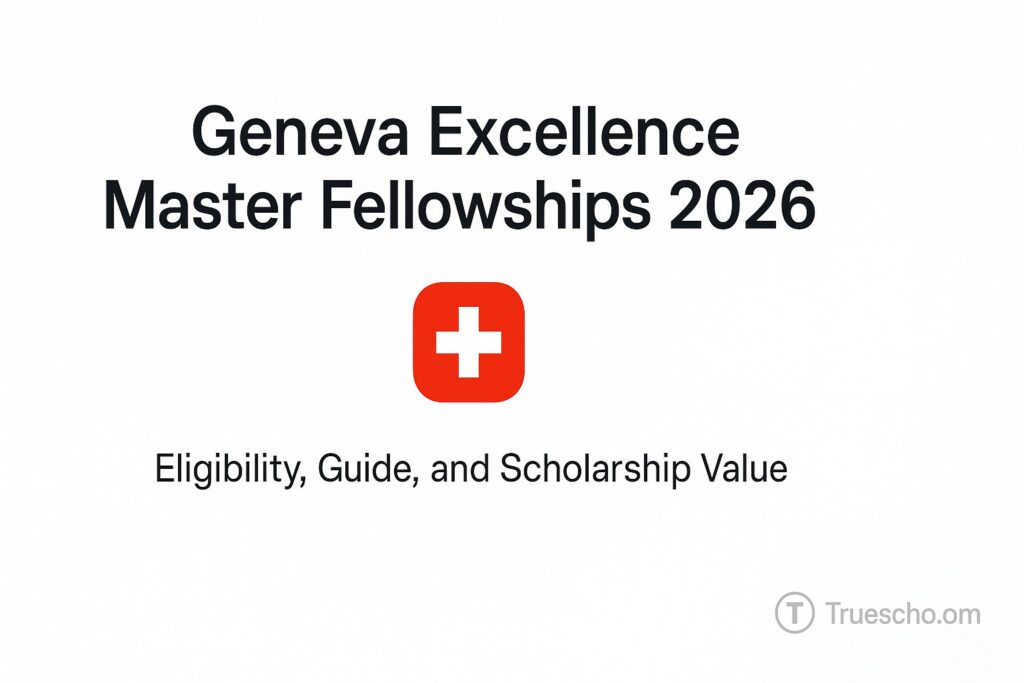 Geneva Excellence Master Fellowships