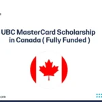 UBC MasterCard Scholarship