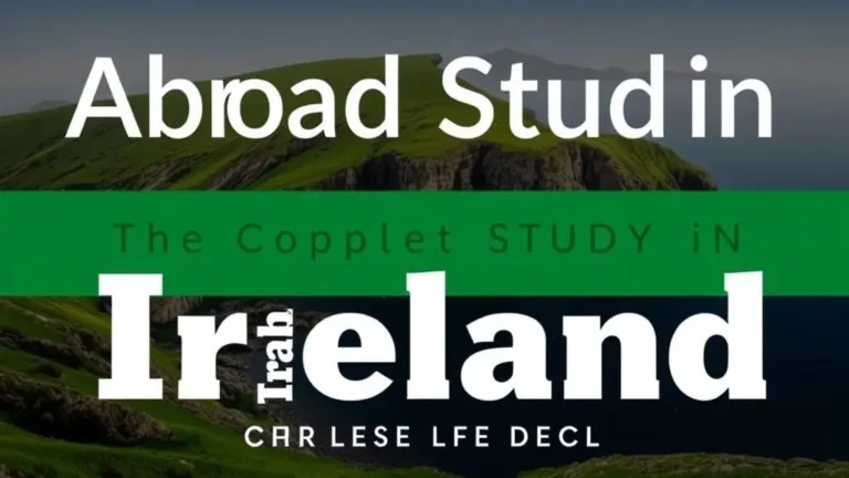 Abroad Study in Ireland: Complete Guide - Professional Swiss-style featured image | Truescho.com