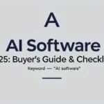 AI Software 2025: Buyer’s Guide & Checklist - Professional Swiss-style featured image | Truescho.com