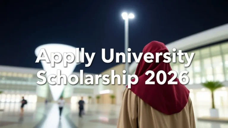 Apply Qatar University Scholarship 2026 - Professional Swiss-style featured image | Truescho.com