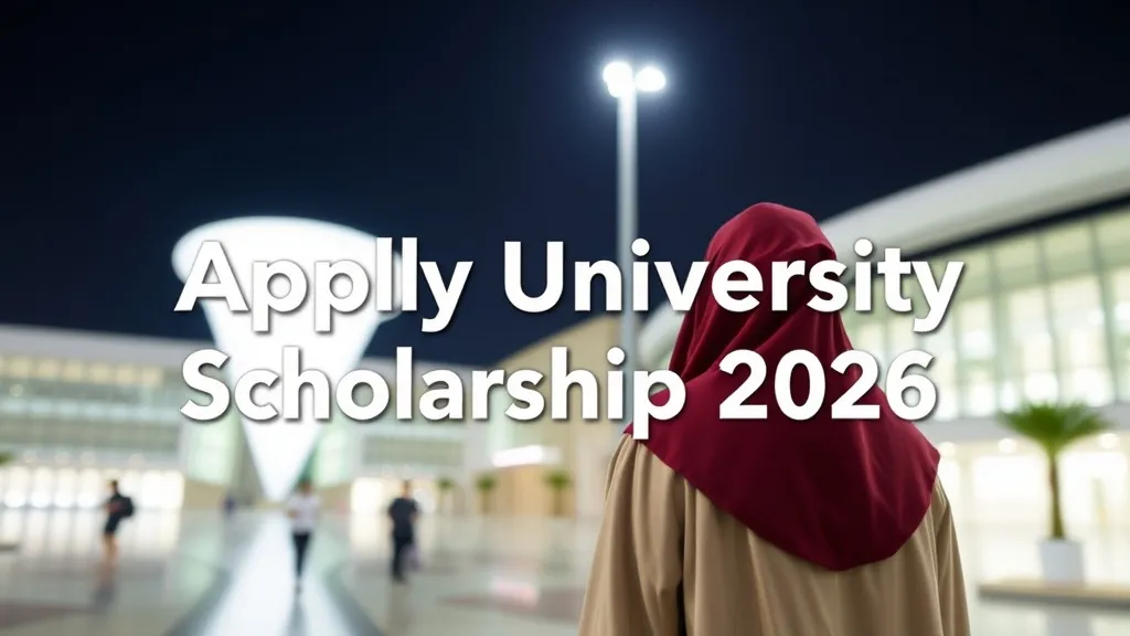 Apply Qatar University Scholarship 2026 - Professional Swiss-style featured image | Truescho.com
