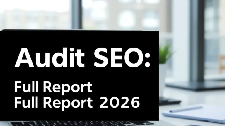 Audit Seo: Full Report 2026 - Professional Swiss-style featured image | Truescho.com
