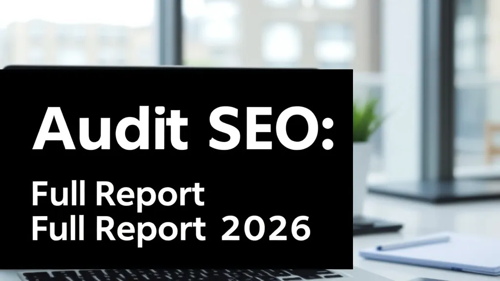 Audit Seo: Full Report 2026 - Professional Swiss-style featured image | Truescho.com