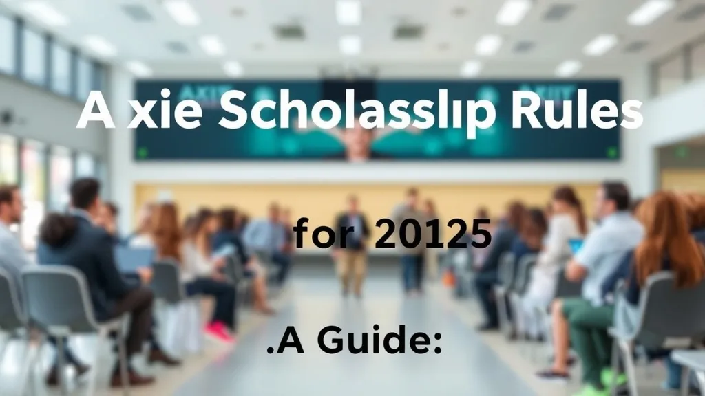 Axie Scholarship Rules for 2025: A Guide - Professional Swiss-style featured image | Truescho.com