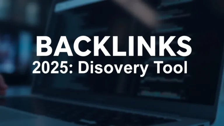 Backlinks Finder 2025: Discovery Tool - Professional Swiss-style featured image | Truescho.com