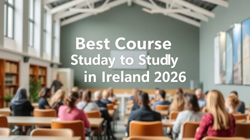 Best Course to Study in Ireland 2026 - Professional Swiss-style featured image | Truescho.com