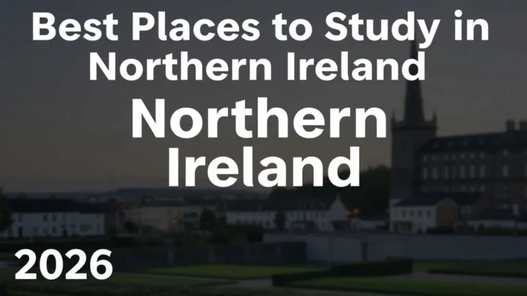 Best Places to Study in Northern Ireland 2026 - Professional Swiss-style featured image | Truescho.com