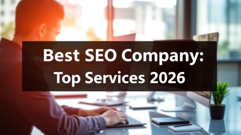 Best Seo Company: Top Services 2026 - Professional Swiss-style featured image | Truescho.com