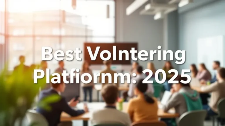 Best Volunteering Platform 2025 Review - Professional Swiss-style featured image | Truescho.com
