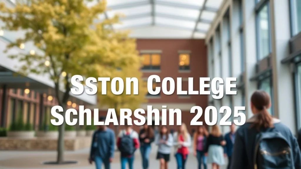 Boston College Scholarship 2025: Financial Aid - Professional Swiss-style featured image | Truescho.com