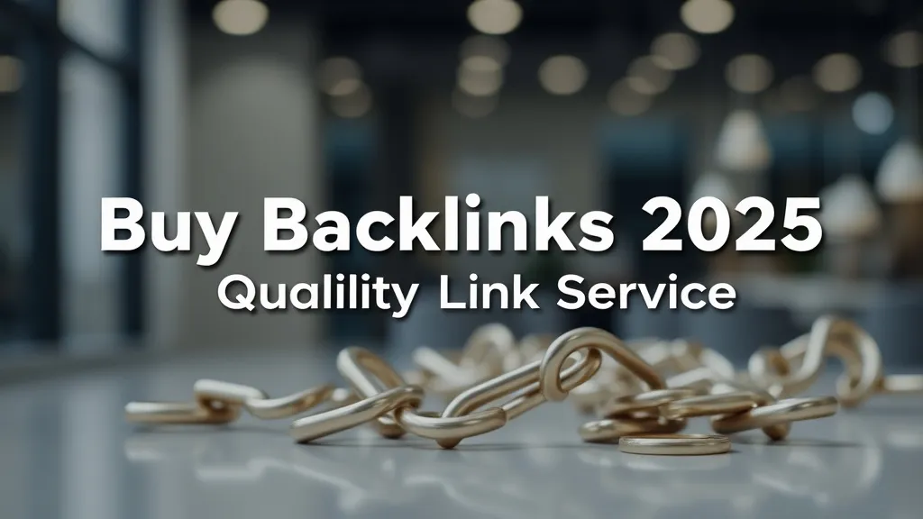 Buy Backlinks 2025: Quality Link Service - Professional Swiss-style featured image | Truescho.com