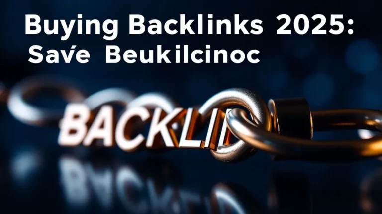 Buying Backlinks 2025: Safe Purchase Guide - Professional Swiss-style featured image | Truescho.com