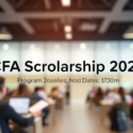 CFA Scholarship 2025: Program Details & Dates - Professional Swiss-style featured image | Truescho.com