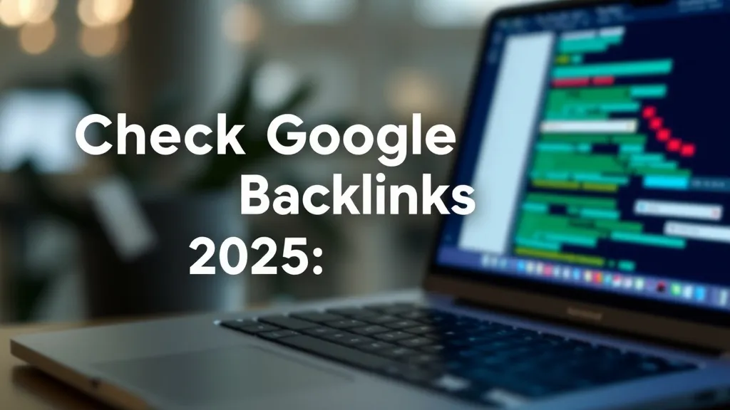 Check Google Backlinks 2025: Tool - Professional Swiss-style featured image | Truescho.com