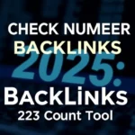Check Number Backlinks 2025: Count Tool - Professional Swiss-style featured image | Truescho.com