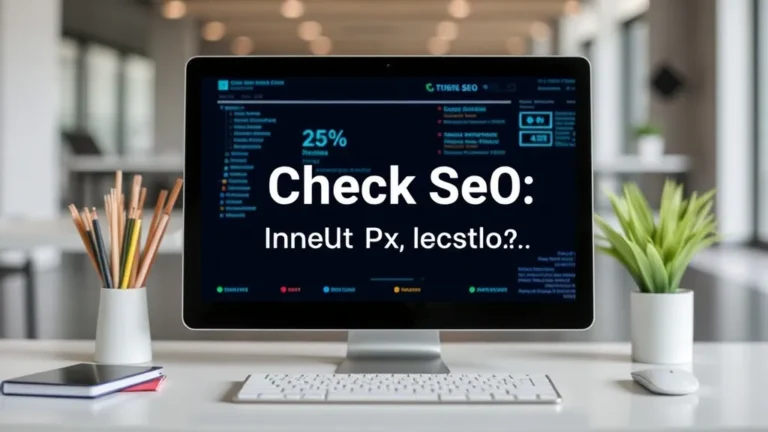 Check Seo: Instant Results 2026 - Professional Swiss-style featured image | Truescho.com