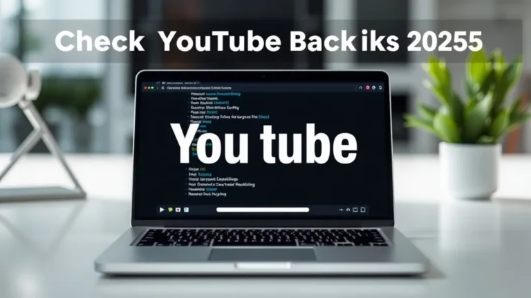 Check YouTube Backlinks 2025: Video Tool - Professional Swiss-style featured image | Truescho.com
