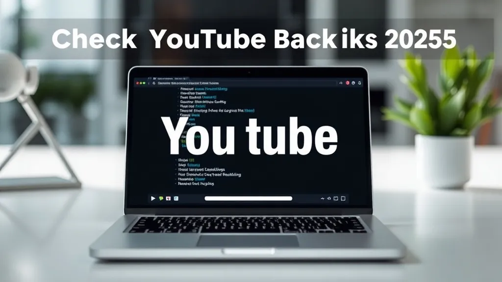 Check YouTube Backlinks 2025: Video Tool - Professional Swiss-style featured image | Truescho.com