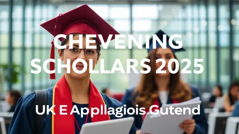 Chevening Scholarship 2025: UK Application Guide - Professional Swiss-style featured image | Truescho.com