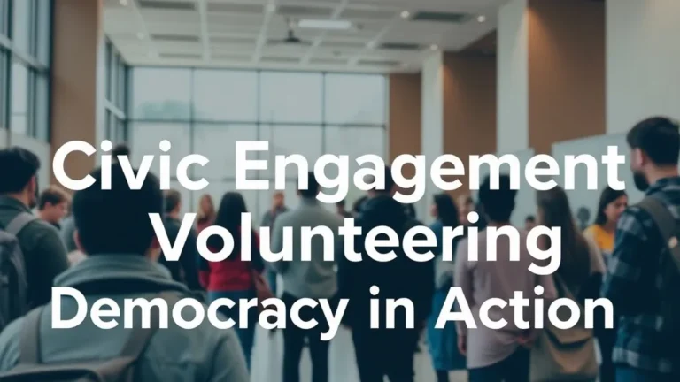 Civic Engagement Volunteering: Democracy in Action - Professional Swiss-style featured image | Truescho.com