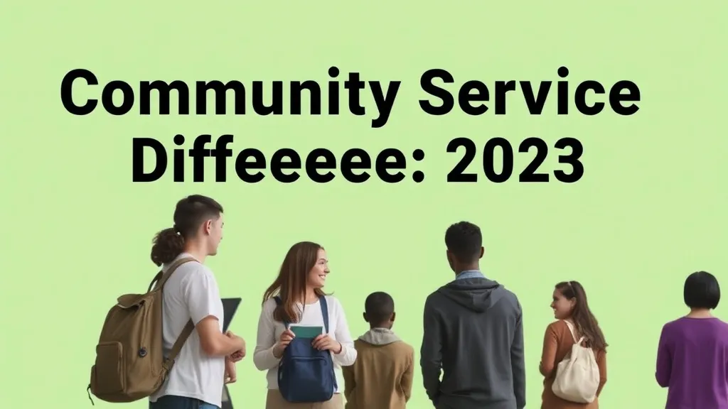 Community Service Difference 2025 - Professional Swiss-style featured image | Truescho.com